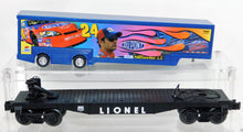 Load image into Gallery viewer, Lionel 6-26347 Jeff Gordon Dupont Flat Car w/ TRAILER O gauge Nascar Trains 3rl
