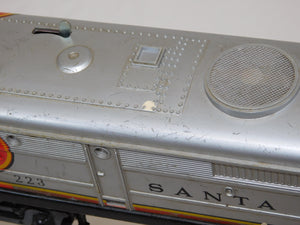 Lionel 223 Santa Fe A Alco Diesel Serviced 1963 only Powered runs 027 O