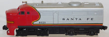 Load image into Gallery viewer, Lionel 8020 Santa Fe Warbonnet Alco A diesel Powered Serviced 1970&#39;s Chief Running
