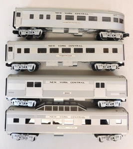 Lionel 6-15180 New York Central streamlined Passenger 4 car set lighted 13.25" O