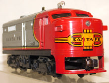 Load image into Gallery viewer, Lionel 8020 Santa Fe Warbonnet Alco A diesel Powered Serviced 1970&#39;s Chief Running
