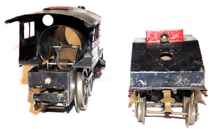 Lionel #5 Standard Gauge Steam engine NYC&HRRR 0-4-0 + Pennsylvania tender Runs