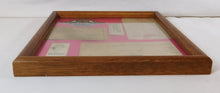 Load image into Gallery viewer, Illinois Central Railroad Framed Memoribilia 6 Items 8 x 10 Wall Hanging Train
