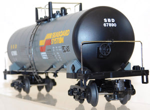 MTH 20-90069 Seaboard Unibody Modern tank car #67890 Premier Line O scale 1/48