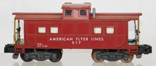 Load image into Gallery viewer, American Flyer 977 Action Caboose w/ brakeman who moves on/off S METAL man
