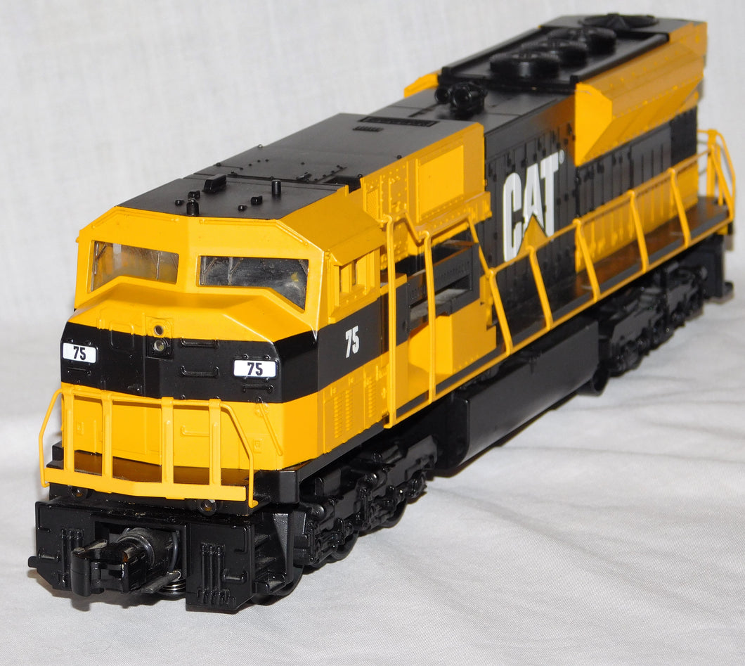 MTH 33-2022-0 CATERPILLAR SD90-Mac w/ Protosounds 2 & DCS #75 CAT O gauge Oddity & Scarce