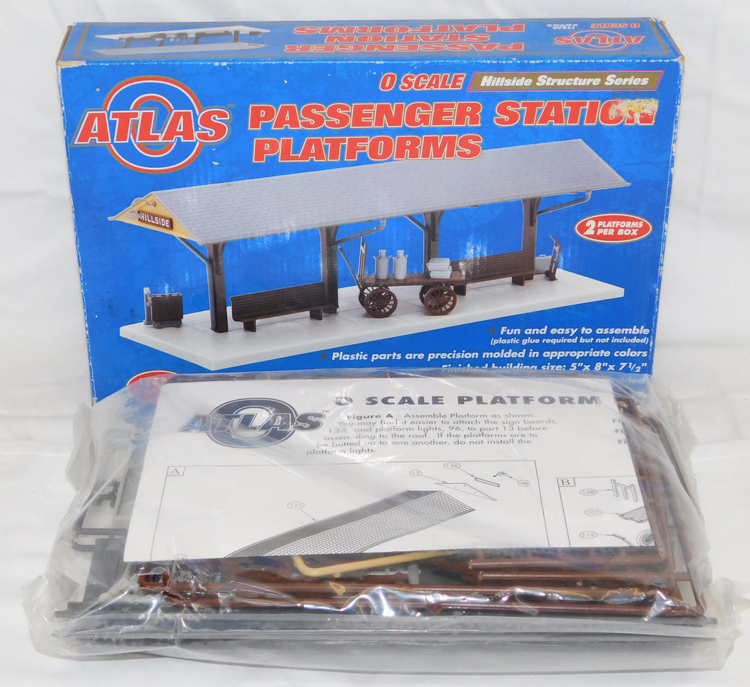 Atlas O 6902 Kit os TWO Passenger Station Platforms Boxed sealed C-9 for O / 027