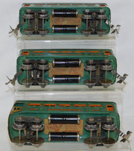 Load image into Gallery viewer, Lionel Outfit 296 Set #253 O gauge passenger Peacock Blue &amp; Orange BOXED Runs Cars Light
