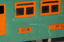 Load image into Gallery viewer, Lionel Outfit 296 Set #253 O gauge passenger Peacock Blue &amp; Orange BOXED Runs Cars Light
