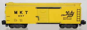 American Flyer 937 MKT Yellow Boxcar Missouri Kansas Texas Katy 1953-54 Boxed