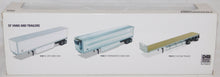 Load image into Gallery viewer, Diecast Masters 91023 53&#39; Flat Bed Tractor Boxed C-8 1:50 Scale Silver series
