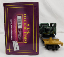 Load image into Gallery viewer, MTH 20-98379 U.S. Army Premier 47&#39; TTX HeavyDuty FlatCar w/Military Scraper 1/48
