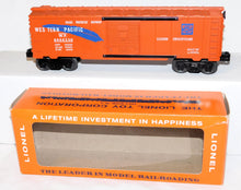 Load image into Gallery viewer, Lionel 6464-250 WP Western Pacific Boxcar Medium Orange Blue feather SUPER CLEAN
