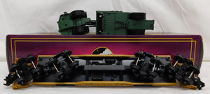 MTH 20-98379 U.S. Army Premier 47' TTX HeavyDuty FlatCar w/Military Scraper 1/48