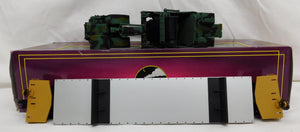 MTH 20-98379 U.S. Army Premier 47' TTX HeavyDuty FlatCar w/Military Scraper 1/48