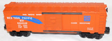 Load image into Gallery viewer, Lionel 6464-250 WP Western Pacific Boxcar Medium Orange Blue feather SUPER CLEAN
