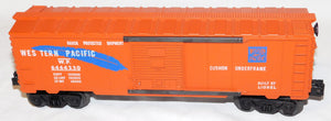 Lionel 6464-250 WP Western Pacific Boxcar Medium Orange Blue feather SUPER CLEAN