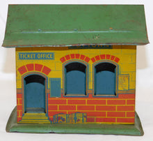 Load image into Gallery viewer, J. Chein Toytown Station Vintage tinplate O gauge Train American Railway Express
