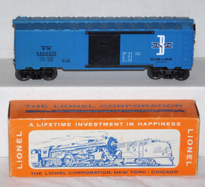 Lionel 6464-475 B&M Boston & Maine Boxcar CLEAN in RARE BLUE PRINT LABEL BOX 1960s