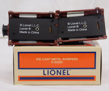 Load image into Gallery viewer, Lionel 6-62283 Lighted Die-cast Metal Bumpers BROWN Set of 2 Boxed O/027 C-8

