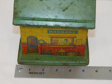 Load image into Gallery viewer, J. Chein Toytown Station Vintage tinplate O gauge Train American Railway Express
