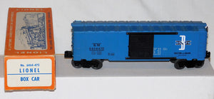 Lionel 6464-475 B&M Boston & Maine Boxcar CLEAN in RARE BLUE PRINT LABEL BOX 1960s
