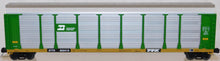 Load image into Gallery viewer, MTH 20-98404 Burlington Northern Corrugated Auto Carrrier BN 850418 Trailer Train
