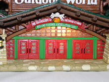 Load image into Gallery viewer, Bass Pro Shops Outdoor World Collectible Village Lighted Porcelain BOXED SCARCE
