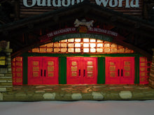 Load image into Gallery viewer, Bass Pro Shops Outdoor World Collectible Village Lighted Porcelain BOXED SCARCE
