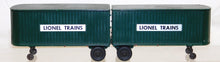 Load image into Gallery viewer, Lionel 460 Piggyback Transport Set set w/3460 flat &amp; 2 trailers BOXED postwar 1955-57
