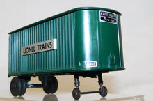 Load image into Gallery viewer, Lionel 460 Piggyback Transport Set set w/3460 flat &amp; 2 trailers BOXED postwar 1955-57
