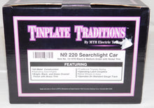Load image into Gallery viewer, MTH Tinplate 10-1076 Lionel #220 Tinplate 200 Series Standard Gauge Searchlight Car C-8
