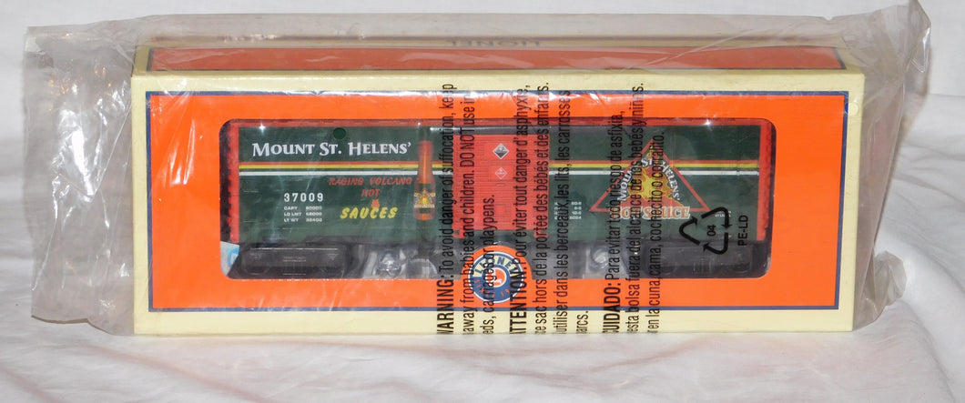 Lionel 6-37009 Mt St Helen's Hot Sauce Smoking Boxcar flickering flame light C-10