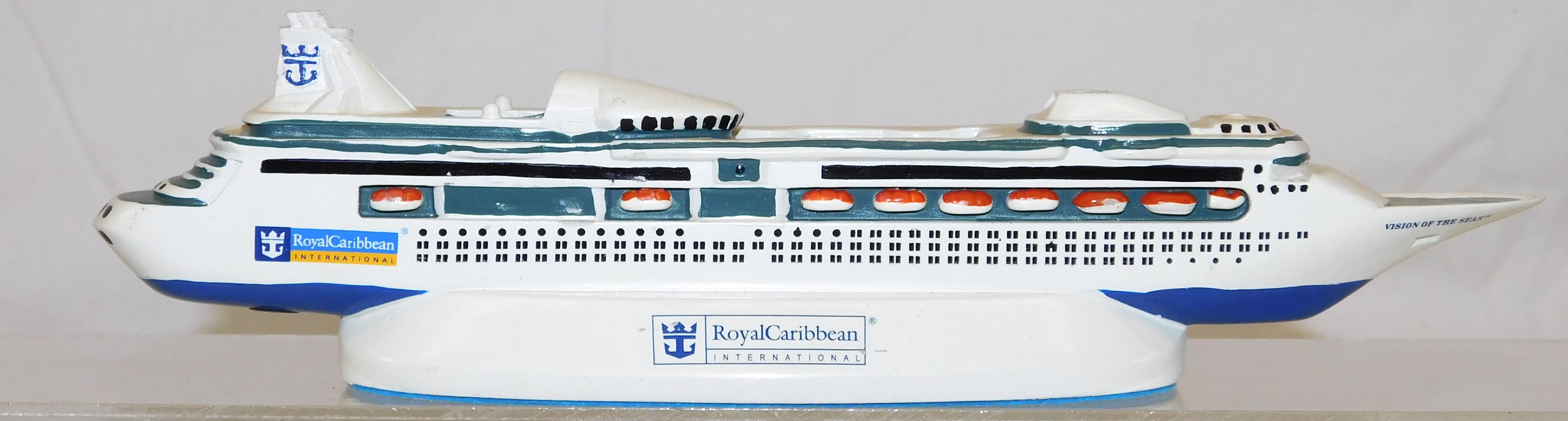 Royal Caribbean RCI VISION OF THE SEAS model Cruise Ship Souvenir 10 Lone Star Trains Collectibles