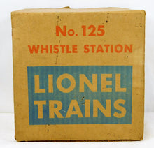 Load image into Gallery viewer, Lionel 125 Whistle Station Boxed Postwar tested &amp; Works + Instructions &amp; button
