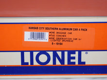 Load image into Gallery viewer, Lionel 6-19194 KCS Aluminum Passenger 4car set Kansas City Southern Belle New C-9
