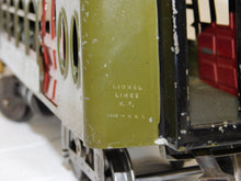 Load image into Gallery viewer, Lionel #19 Prewar Combine Baggage Passenger Car Standard Gauge Olive Green 1918-22
