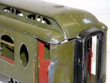 Load image into Gallery viewer, Lionel #19 Prewar Combine Baggage Passenger Car Standard Gauge Olive Green 1918-22
