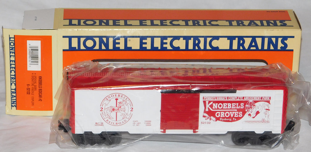 Lionel 6-52132 Knoebel's Amusement Park Resort Boxcar #2 Pennsylvania Special Run