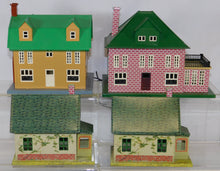 Load image into Gallery viewer, MTH 10-1110 #192 VIlla Set 4 Tinplate Traditions buildings Standard Bungaows C-7+
