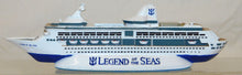 Load image into Gallery viewer, Royal Caribbean RCI LEGEND OF THE SEAS model Cruise Ship Souvenir 10&quot; AS is look
