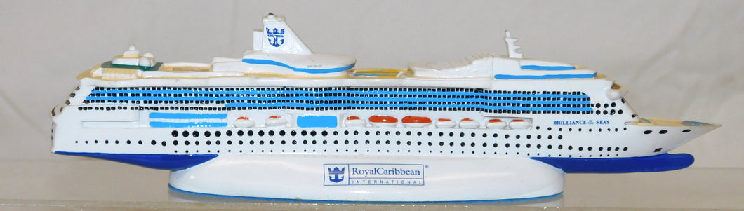 Royal Caribbean RCI BRILLIANCE OF THE SEAS model Cruise Ship Souvenir 10