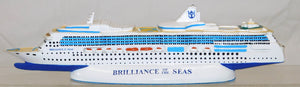 Royal Caribbean RCI BRILLIANCE OF THE SEAS model Cruise Ship Souvenir 10" AS is