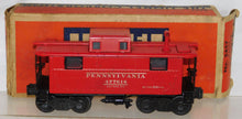 Load image into Gallery viewer, Lionel 2457 N5 Pennsylvania caboose w/ Box Black fiber Flying Shoe 1945
