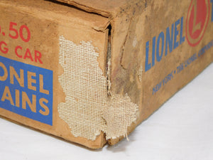 Lionel 50 Gang Car Boxed Postwar RUNS motorized unit Bumpers up reverses +instructions