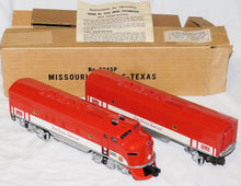 Load image into Gallery viewer, Lionel 2245 Texas Special F3 AB diesel MKT Katy Postwar F-3 w/box Super Clean Postwar
