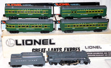 Load image into Gallery viewer, Lionel Trains 6-11712 Great Lakes Express Steam Passenger 1990 Service Station Set
