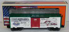 Load image into Gallery viewer, Lionel 6-58613 LCCA/LRRC Merger 2015 Christmas Boxcar O Boxed 1 of 500 Made in the USA
