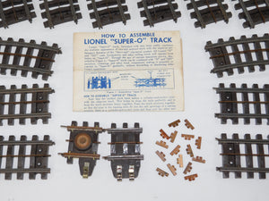 Lionel 31 & 32 SUPER O track Lot for sets  Complete Oval 12 curved 4 straight + 43 power + 37unc