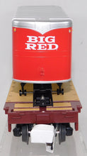 Load image into Gallery viewer, MTH 20-95511 Big Red Soda PUP Trailers on Santa Fe Flat Car Premier Car #7845 O
